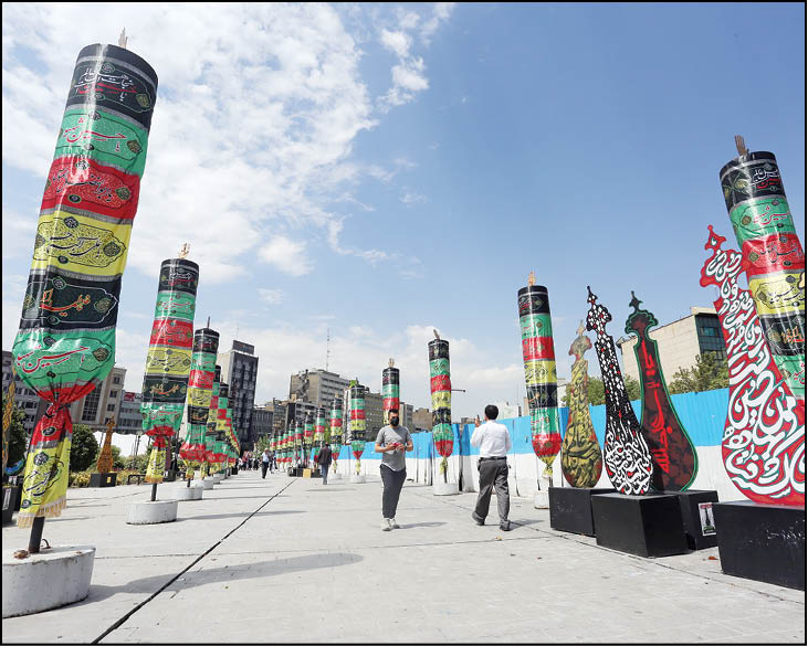 پایتخت در سوگ عاشورایی