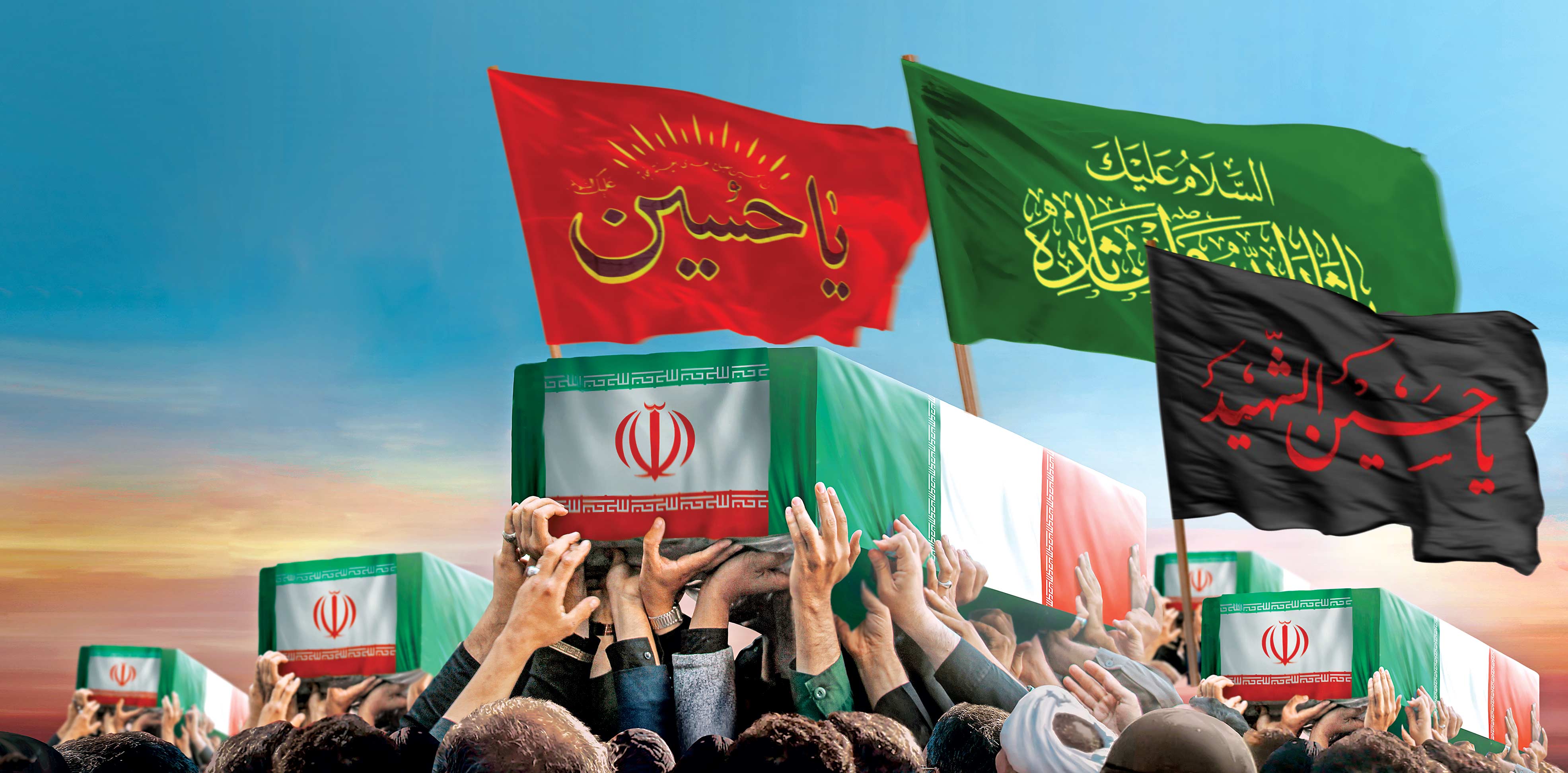 وداع با یاران عاشورایی حاج‌قاسم