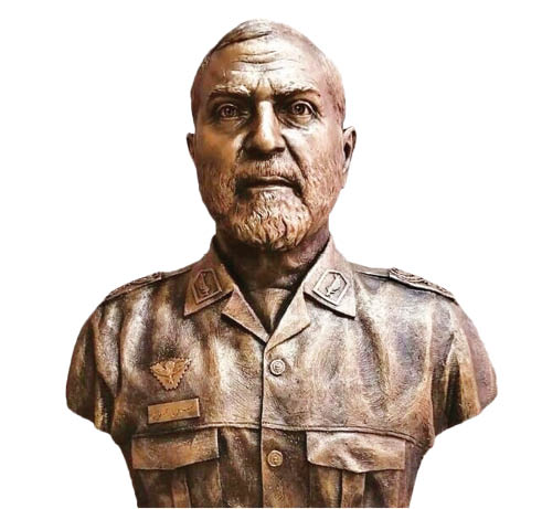 نصب تندیس سردار همدانی در تهران