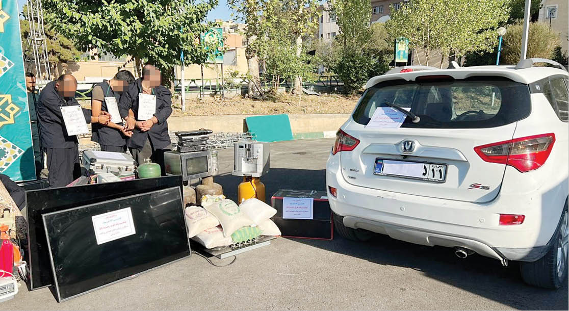 در مرحله 59طرح رعد 822نفر از تبهکاران تهران دستگیر شدند