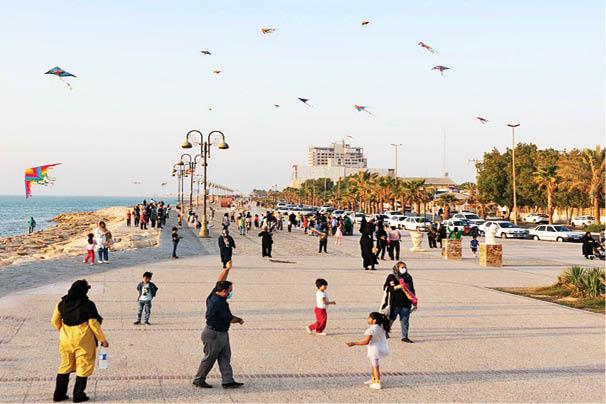 ساحل بادبادک‌ها در بوشهر