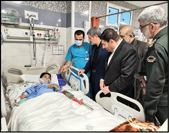 عیادت « مخبر» از آرتین در شیراز