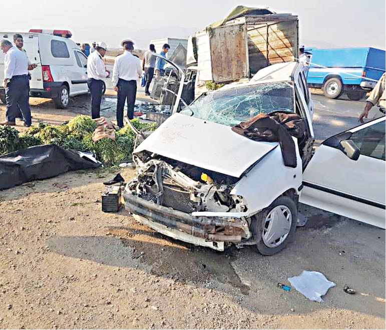 تصادف 5خودرو 10قربانی گرفت