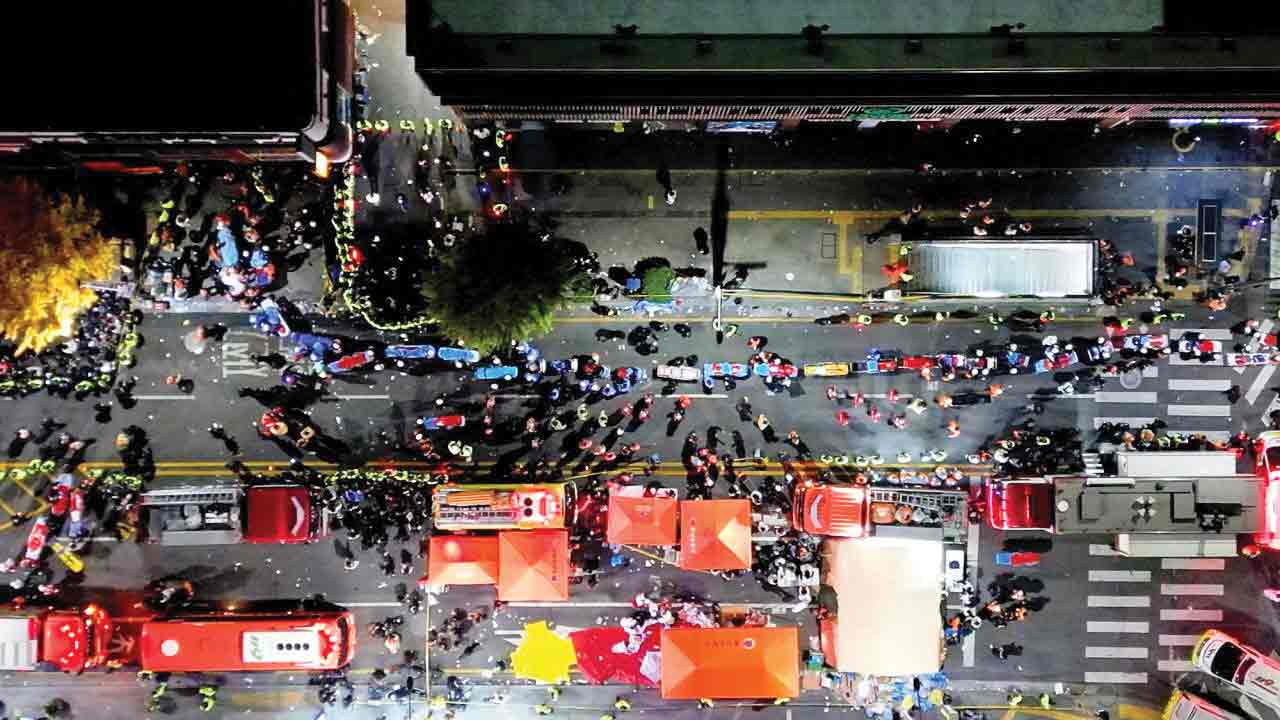 هالووین در کره‌جنوبی جان 153نفر را گرفت