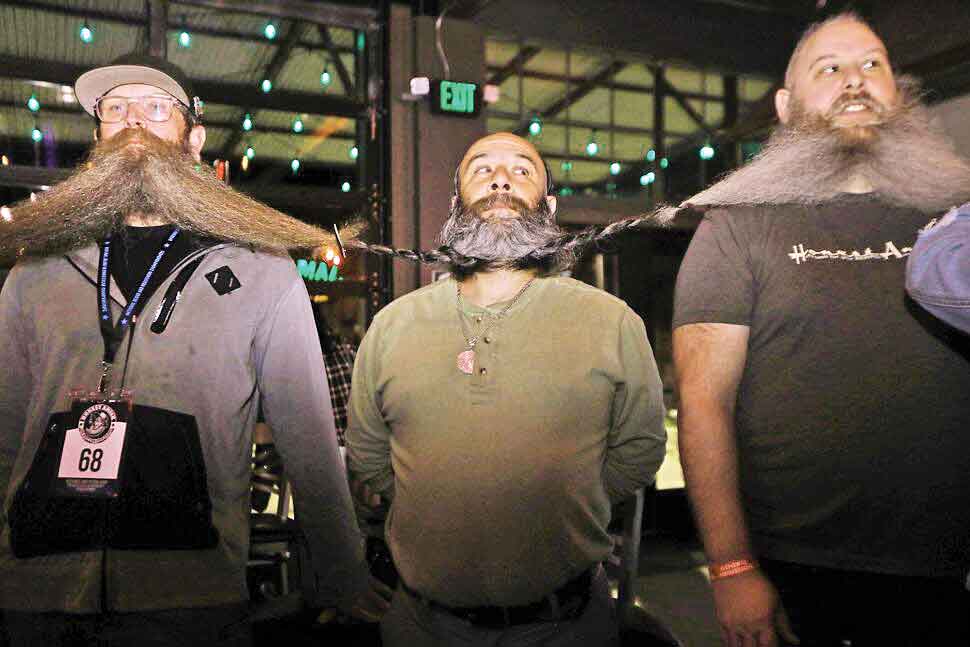 بلندترین زنجیر ریش دنیا