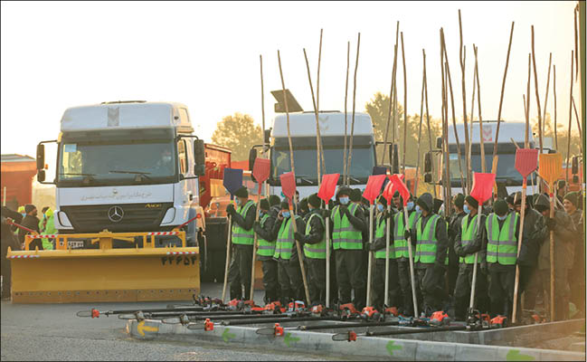 تجهیز پایتخت برای بارش‌های فصل سرما