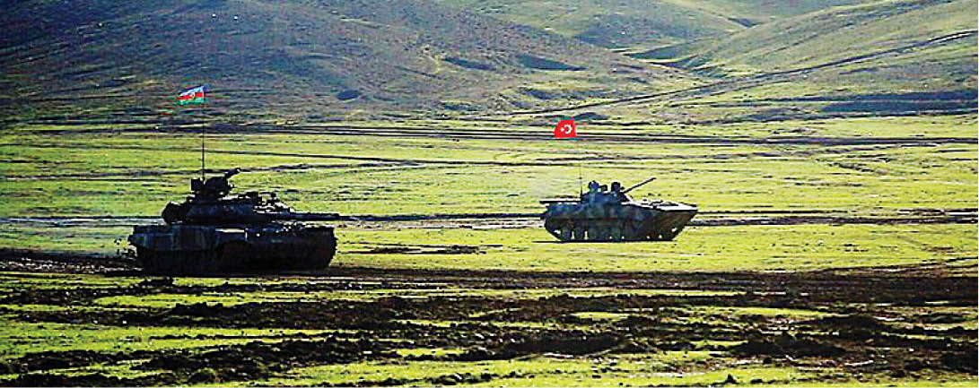 مانور مشترک جمهوری آذربایجان و ترکیه