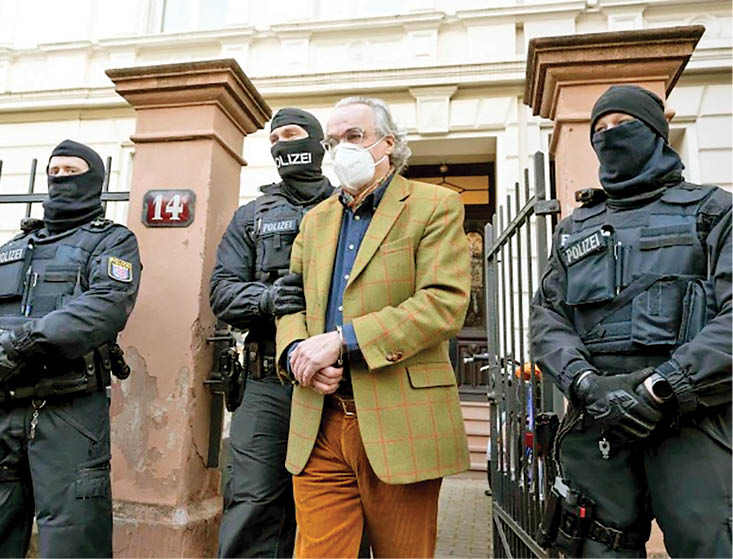 در عملیاتی گسترده با حضور هزاران پلیس در آلمان، توطئه کودتا و حمله به ساختمان پارلمان نافرجام ماند