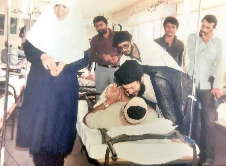 پرستار عملیات بیت‌المقدس در صف اول اردوی جهادی