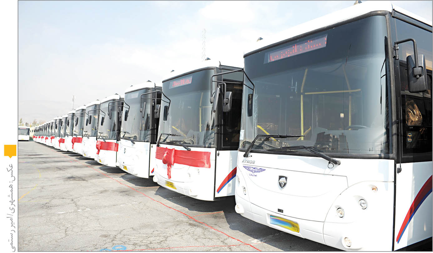 142دستگاه اتوبوس تازه‌نفس معطل پلاک‌گذاری