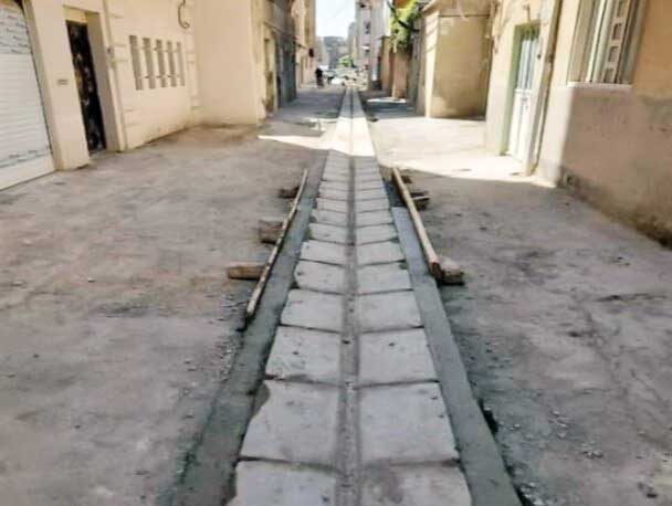 بهسازی نهرهای ۱۰۰کوچه در جنوب‌غرب تهران