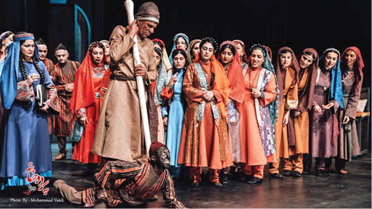 اجرای پرده خانه در 100شب