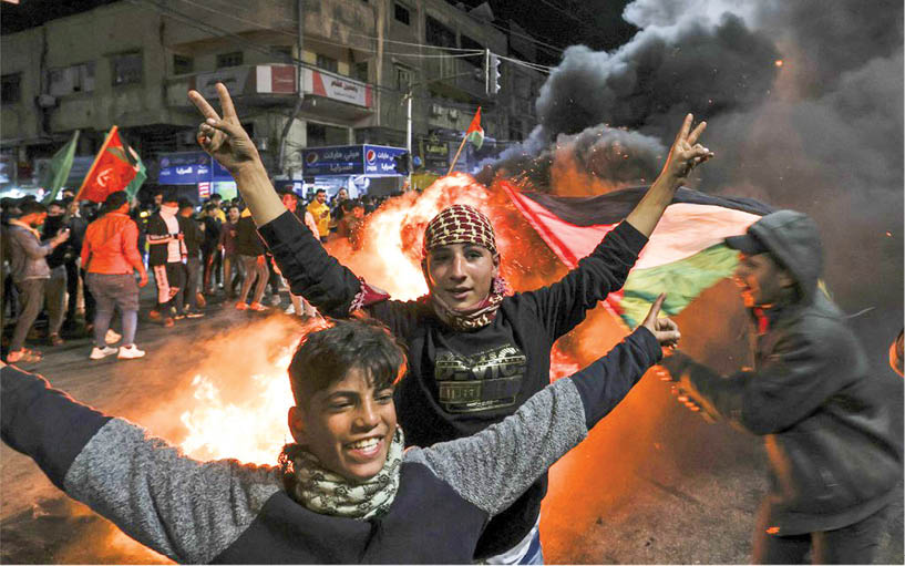 زنجیره آتش در قدس پس از یورش به جنین