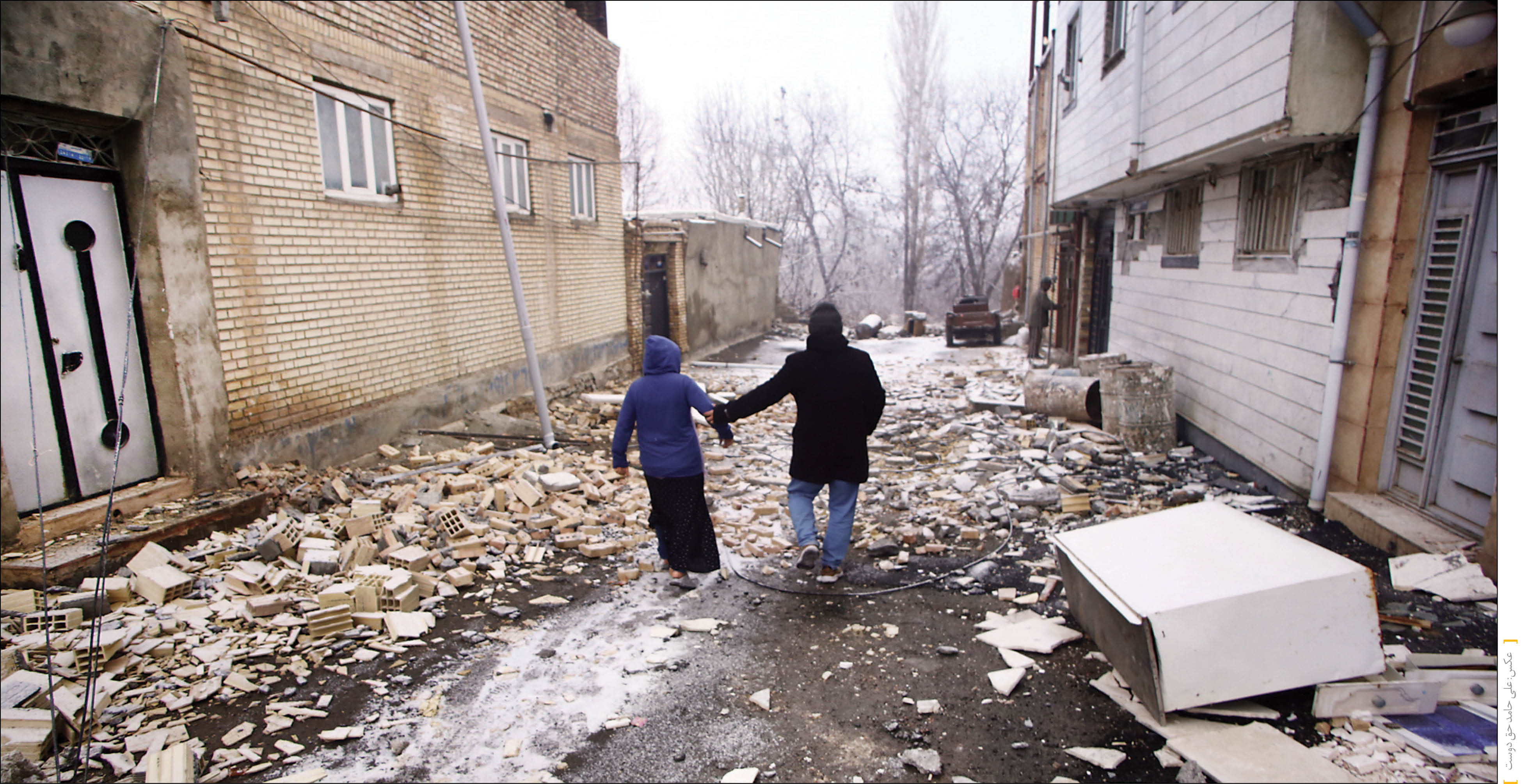 خوی زیر آوار سرما