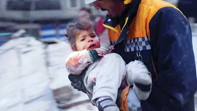 نماد امید در زلزله ترکیه