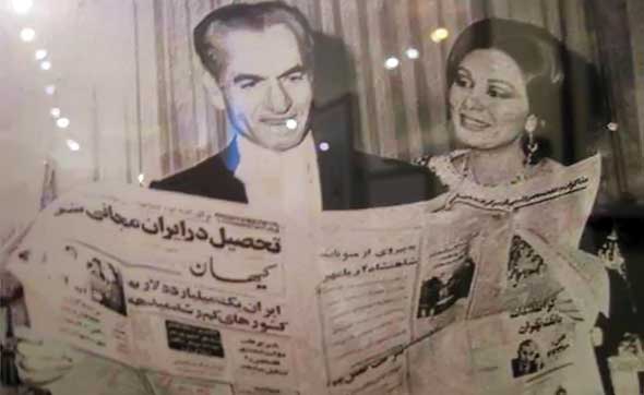 فقط اخبار مورد پسند شاه چاپ می‌شد