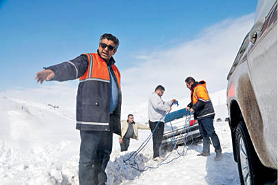 ‌چالوس فعلا مسدود است، تردد نکنید