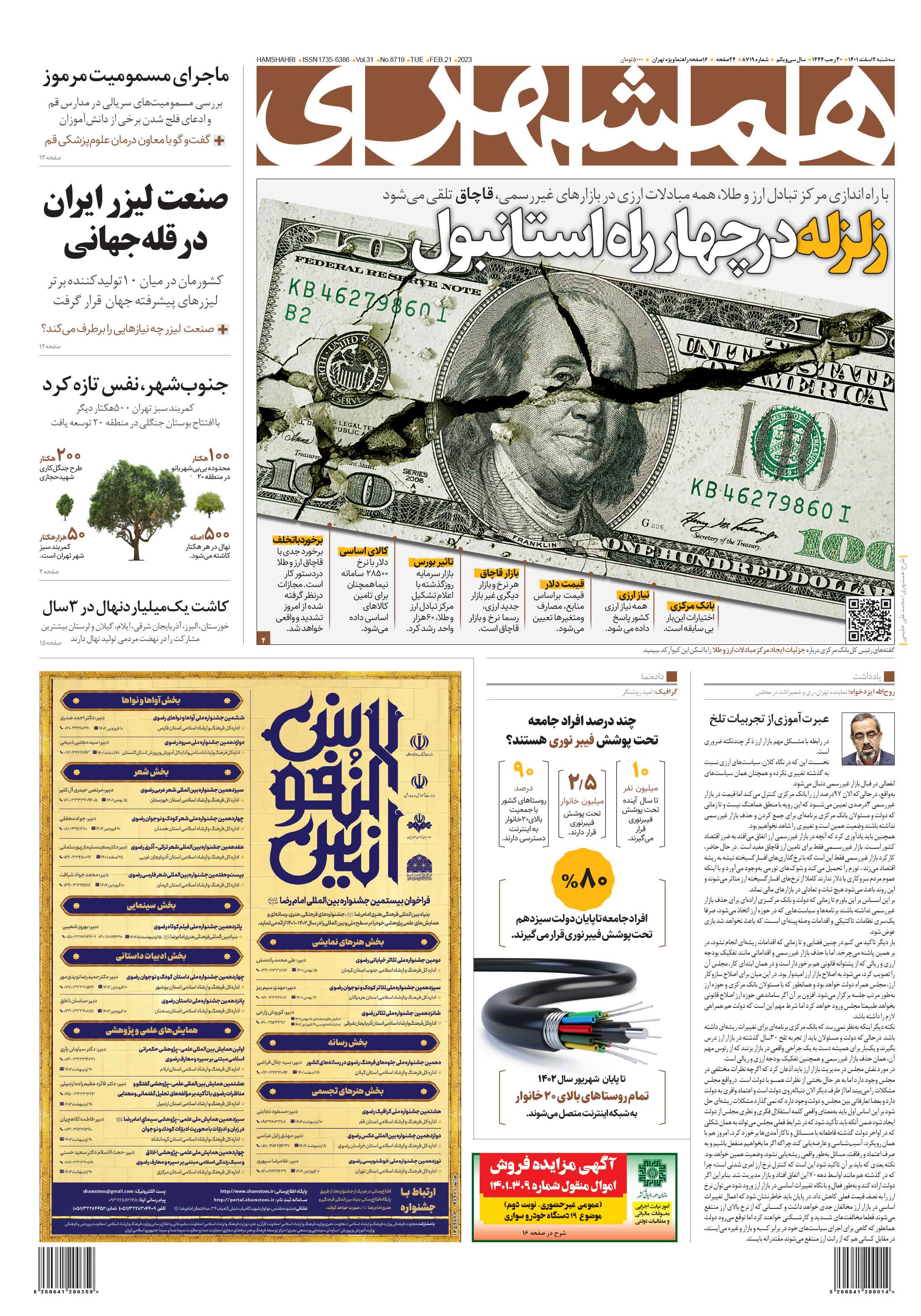 سه‌شنبه 2 اسفند 1401