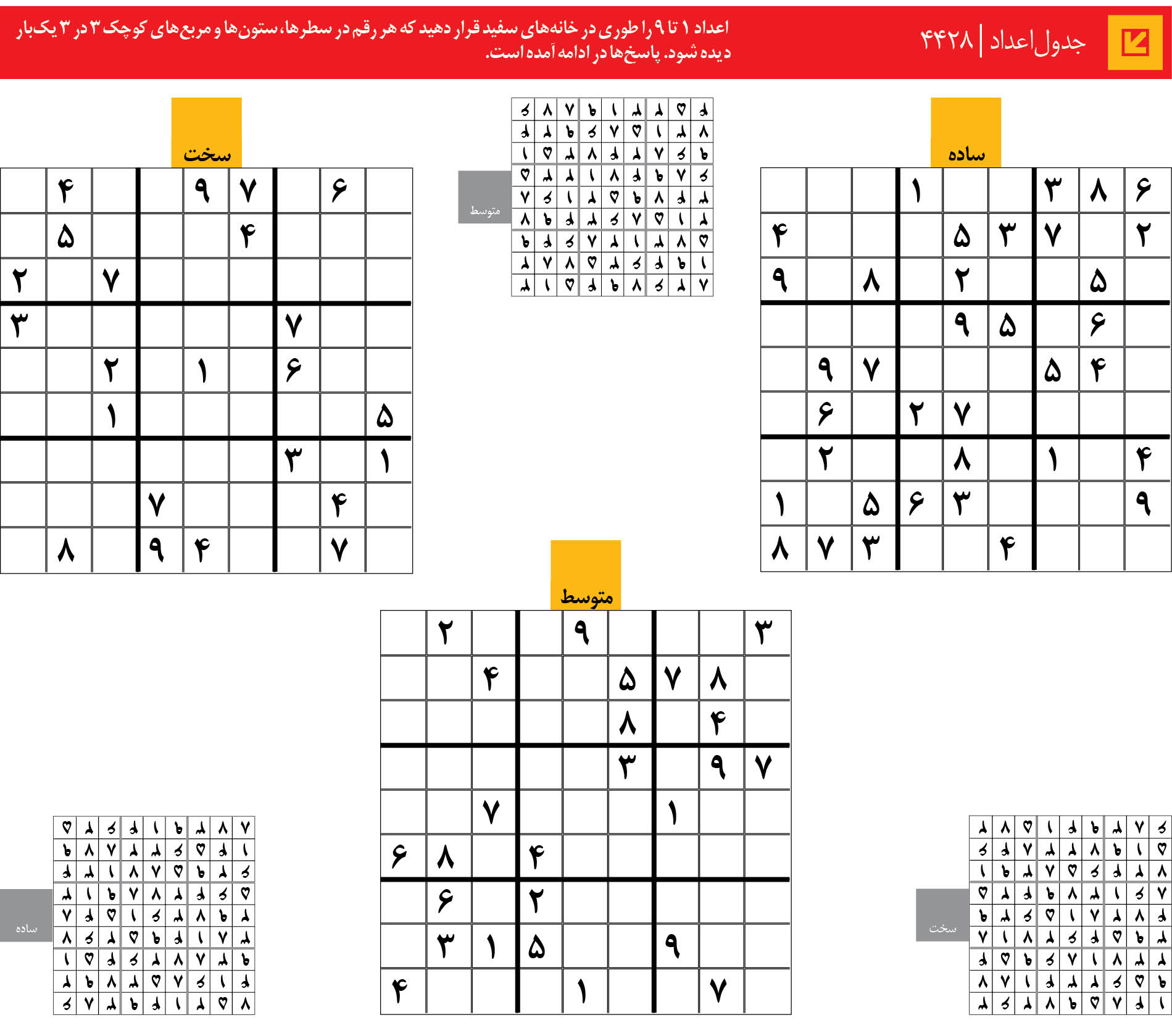 جدول‌اعداد | 4428