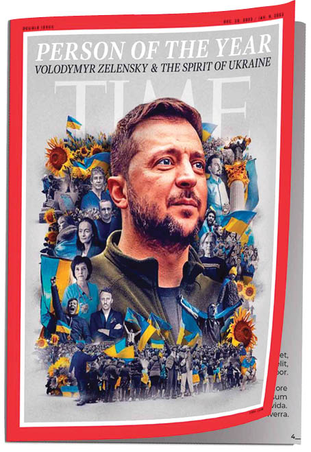 زلینسکی، قهرمان رسانه‌ای غرب