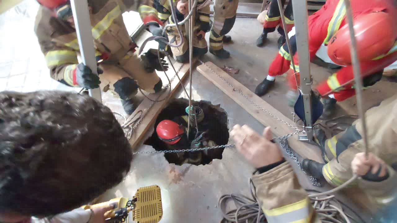 سقوط مرگبار به چاه 35متری