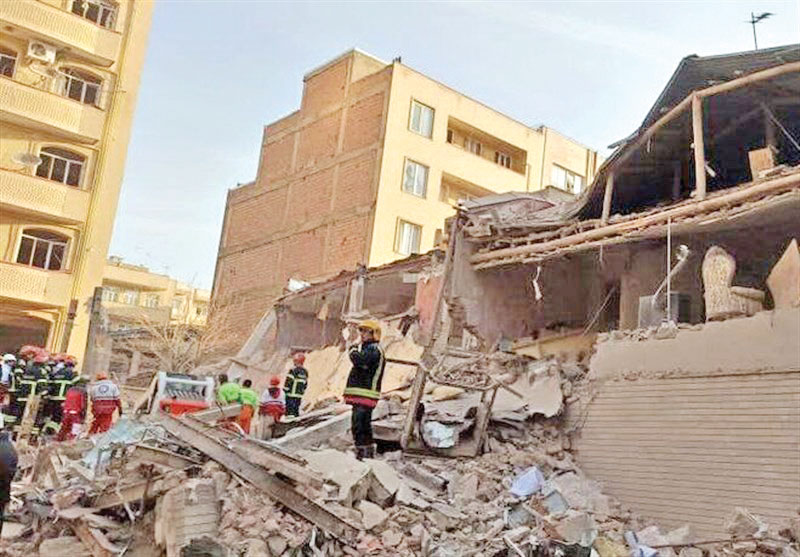 انفجار هولناک در تبریز 3خانه را ویران کرد