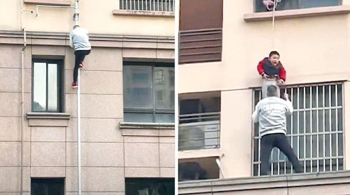 نجات، توسط مرد‌‌ عنکبوتی