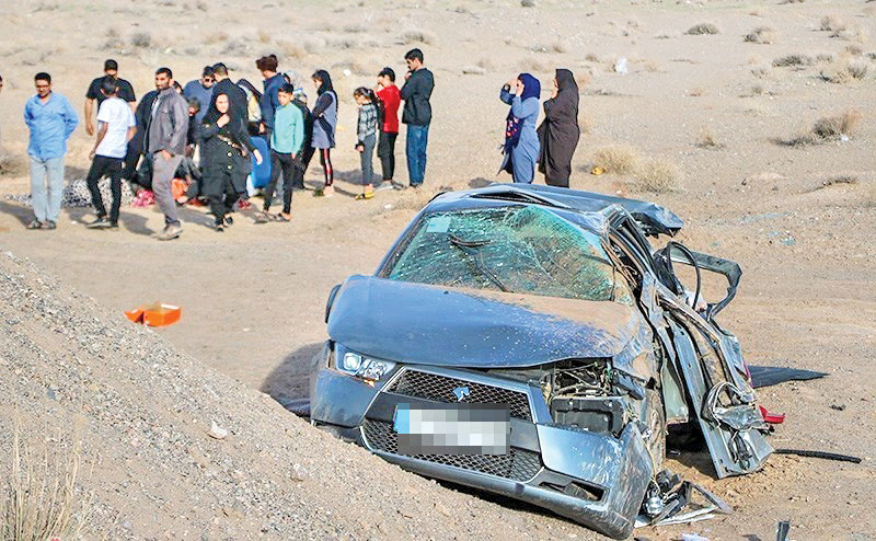 جان‌باختن 125نفر در جاده‌ها فقط در 3روز