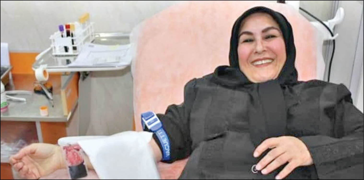 بانوی رکورددار اهدای خون، از سوزن می‌ترسد!