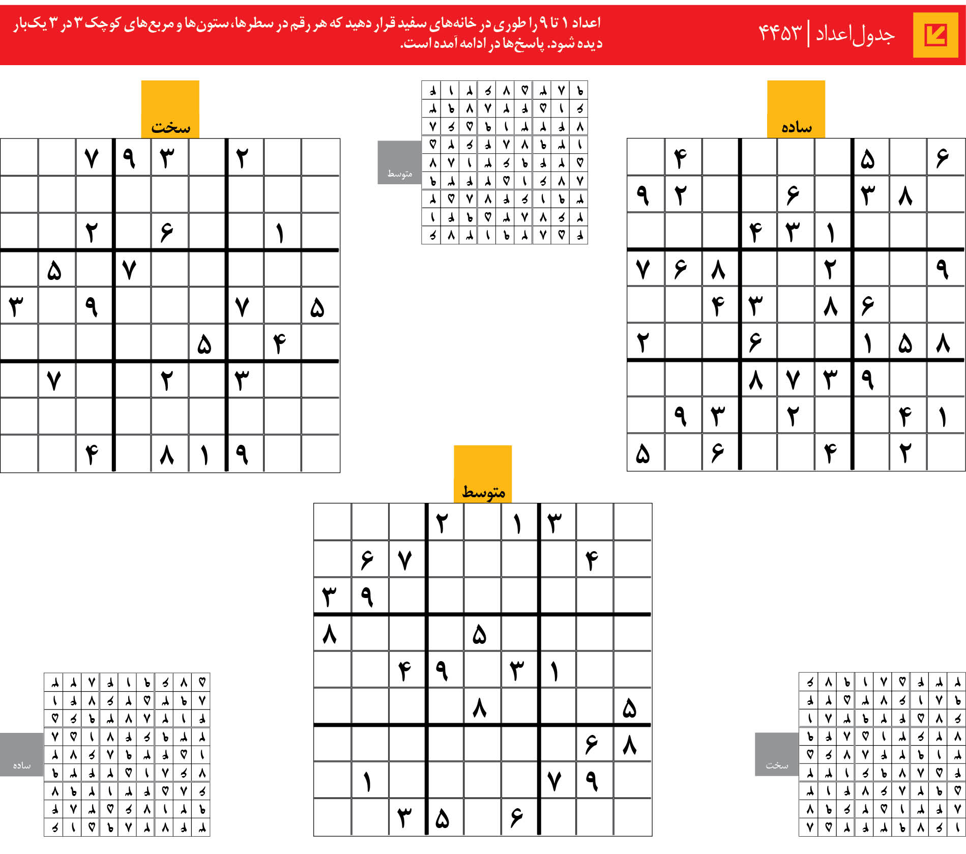 جدول‌اعداد | 4453