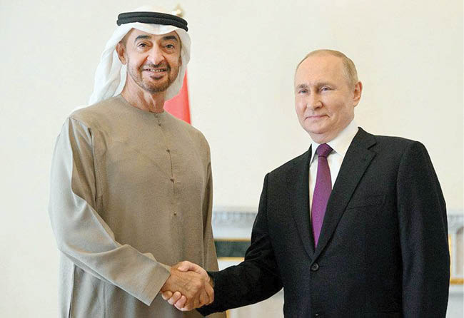 روایت روابط نزدیک امارات و روسیه در اسناد پنتاگون