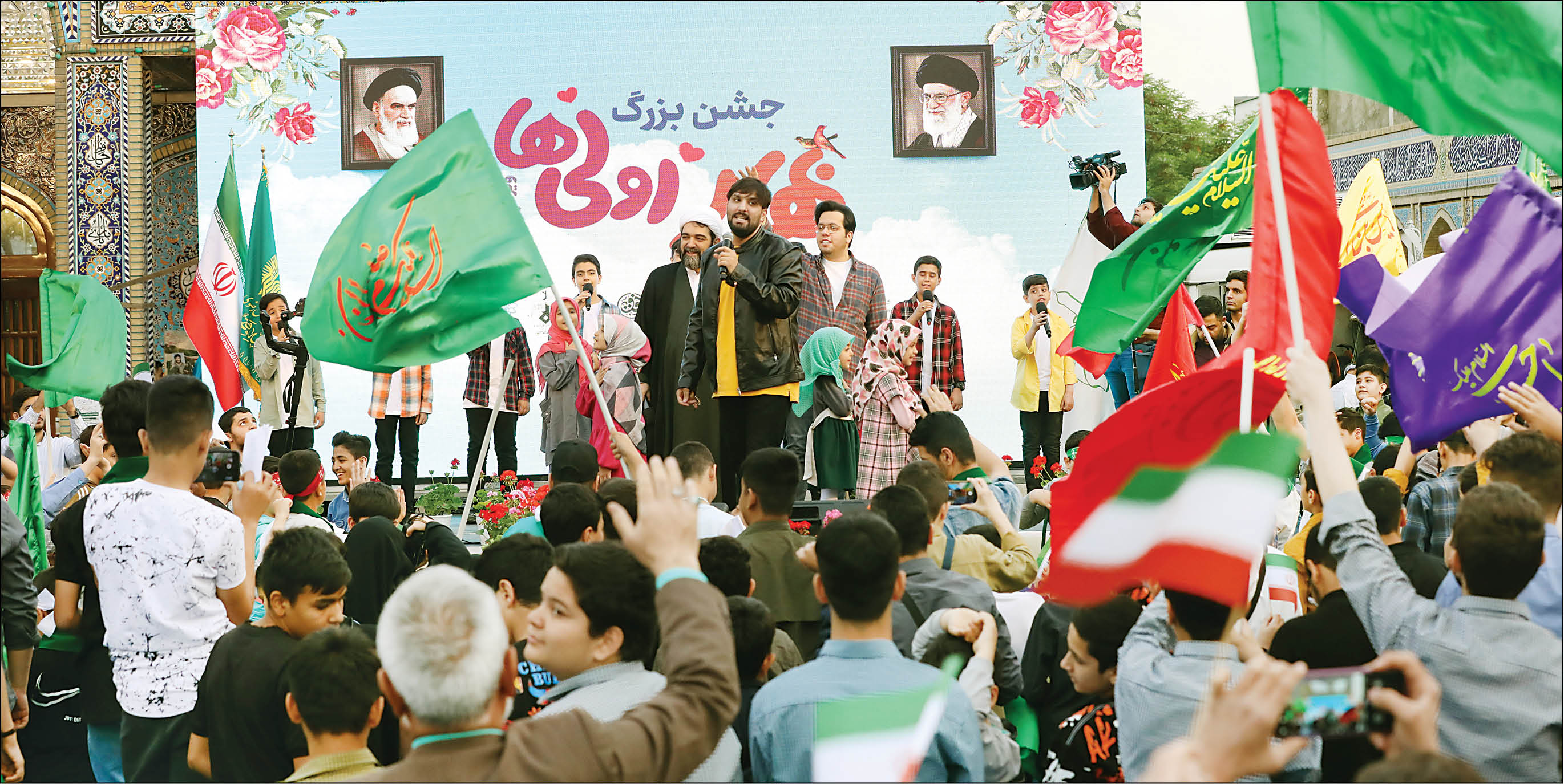 گزارشی از برگزاری جشن تکلیف پسران نوجوان در امامزاده حسن ع