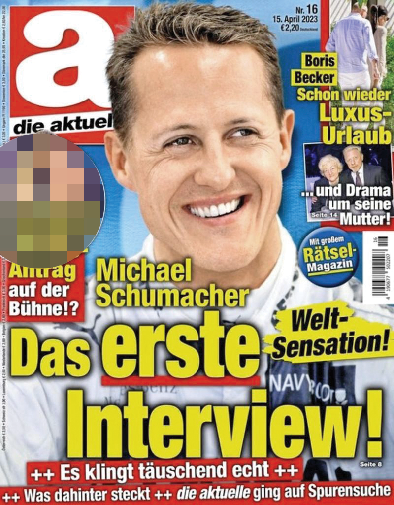 مصاحبه فضایی هوش مصنوعی با شوماخر