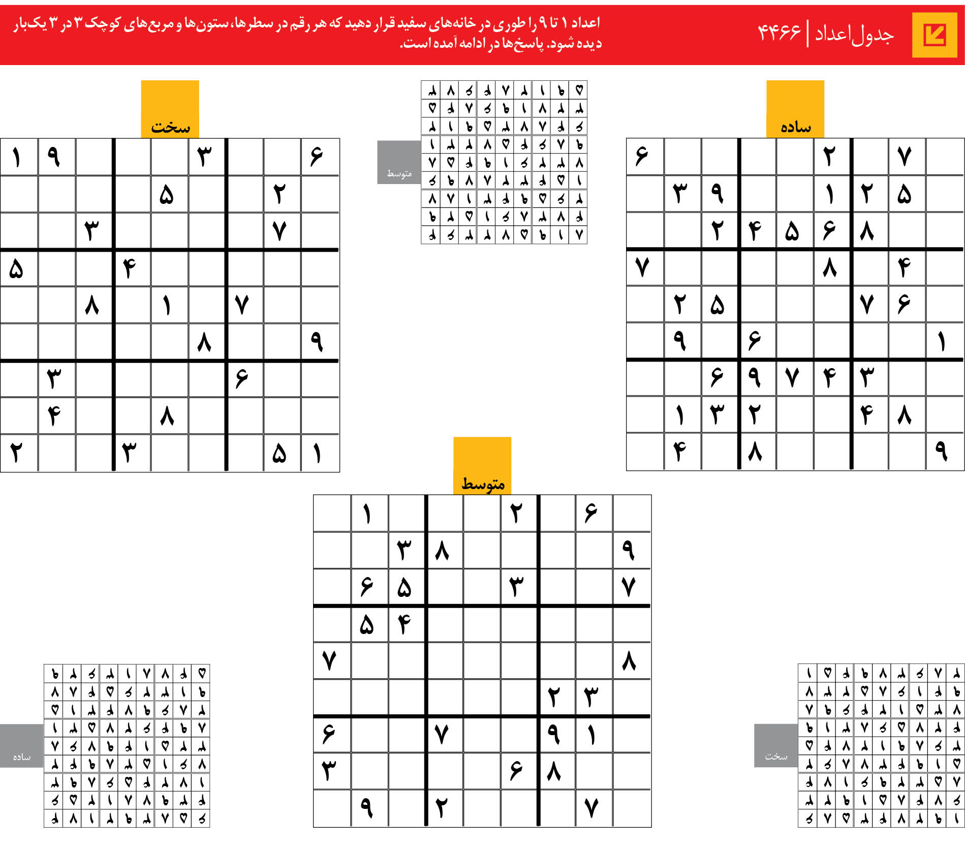 جدول‌اعداد | 4466