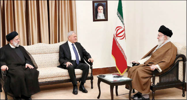 رهبر معظم انقلاب اسلامی در دیدار رئیس‌جمهور عراق: