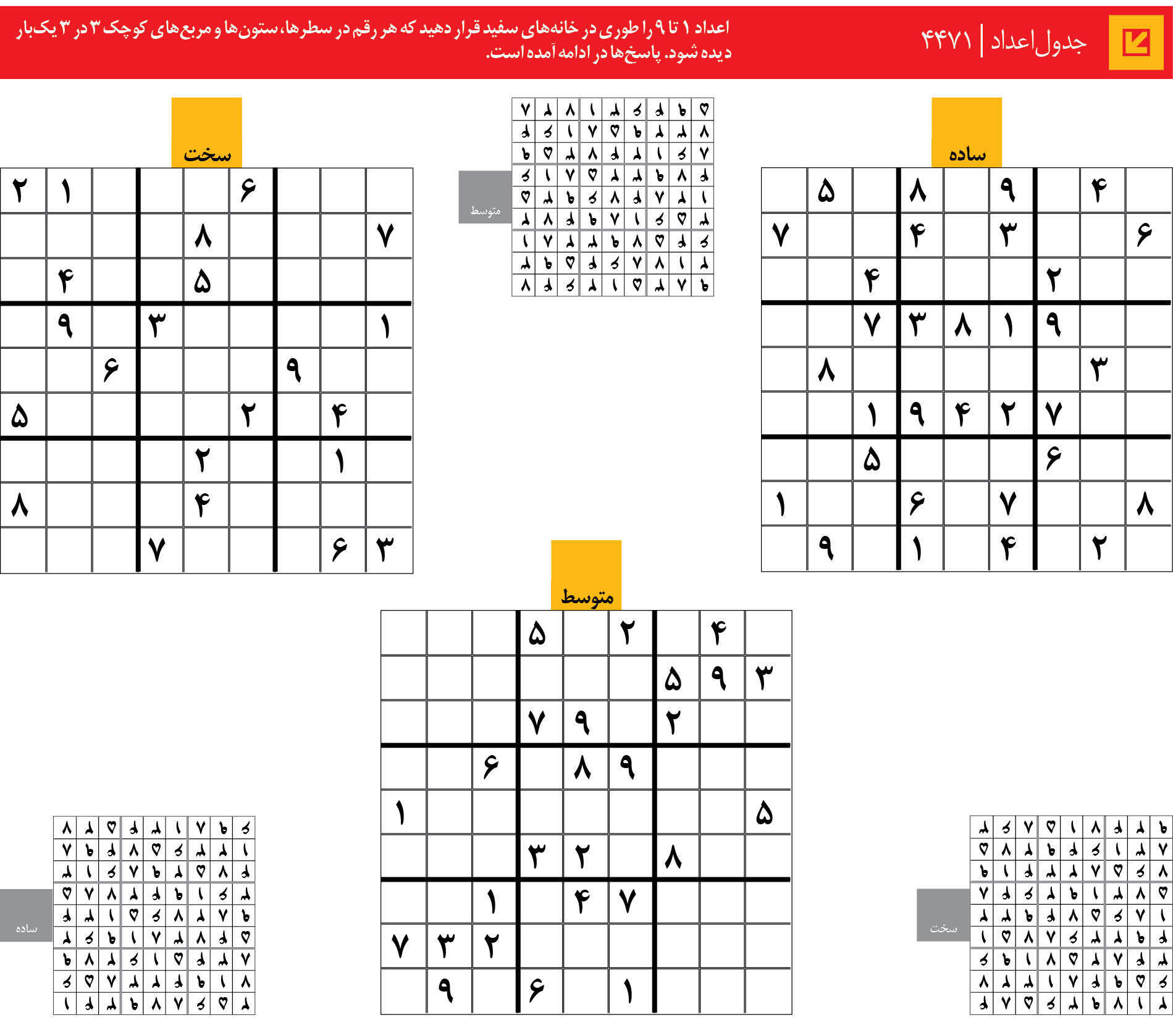 جدول‌اعداد | 4471