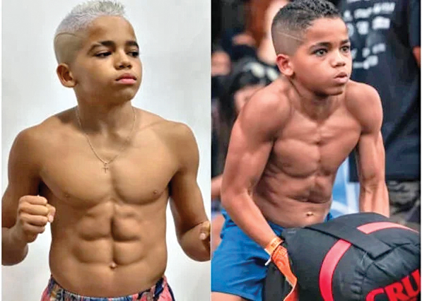 ستاره 12ساله بدنسازی