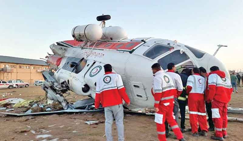 خلبان؛ مقصر سقوط بالگرد وزیر ورزش