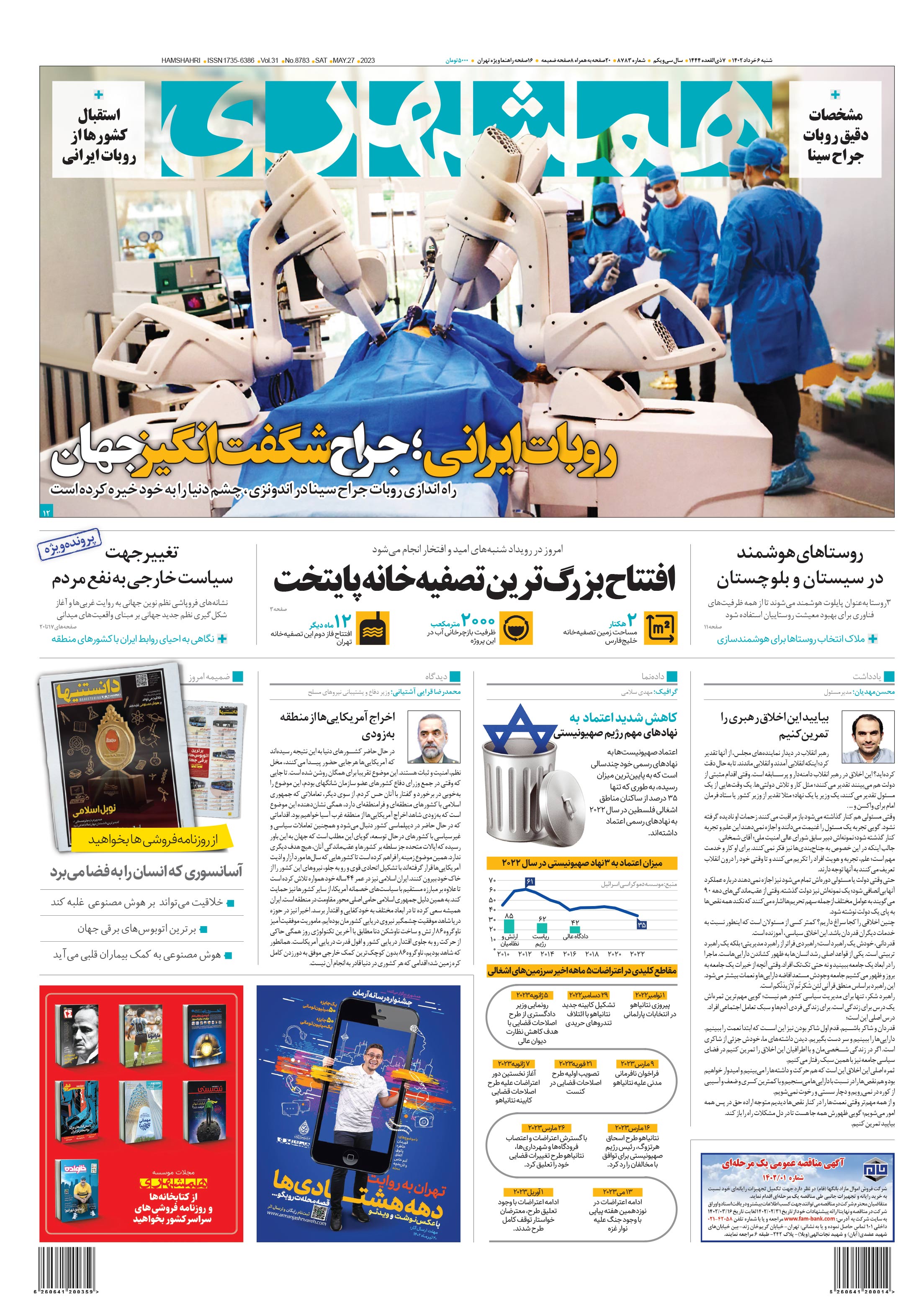 شنبه 6 خرداد 1402