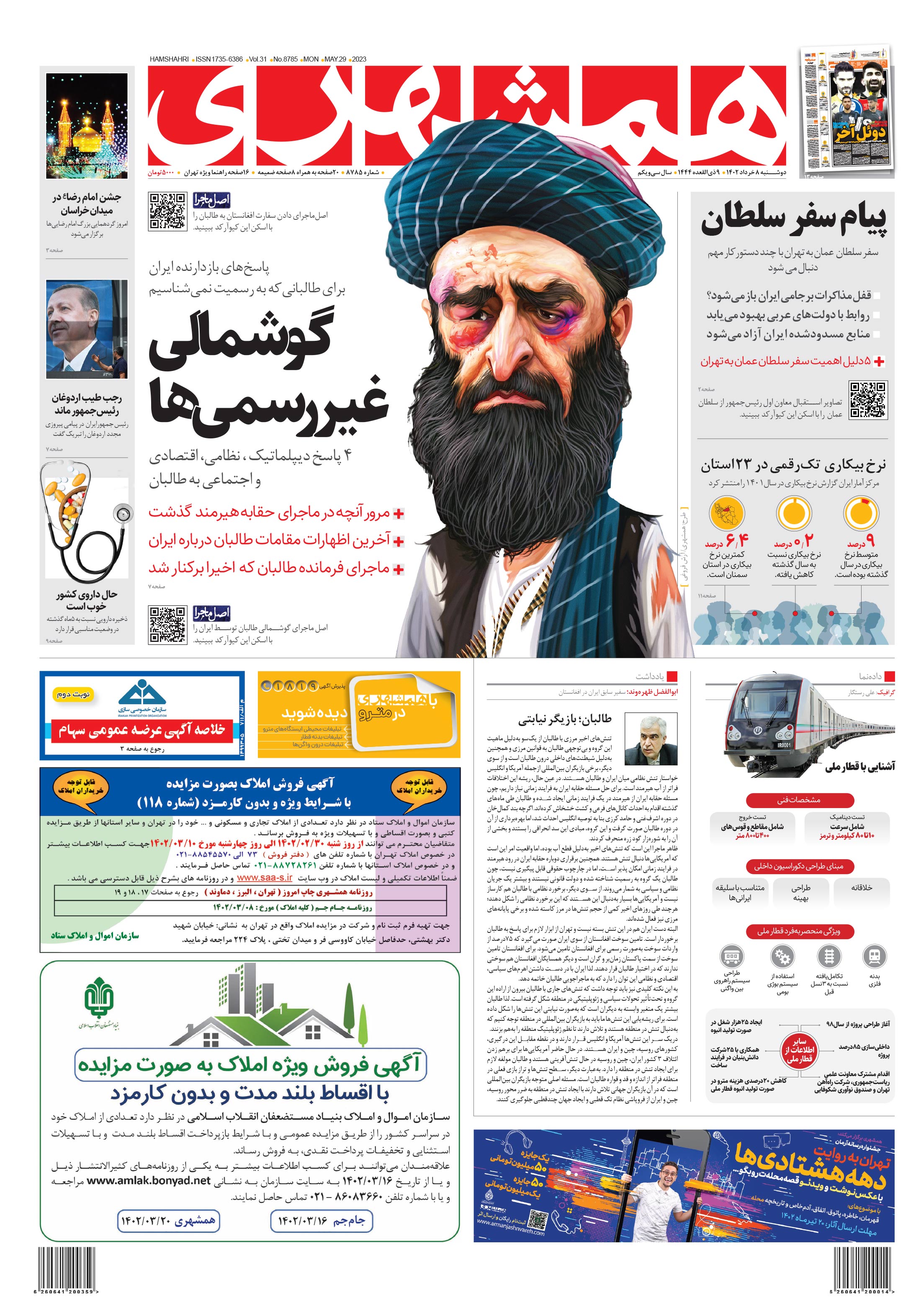 دوشنبه 8 خرداد 1402