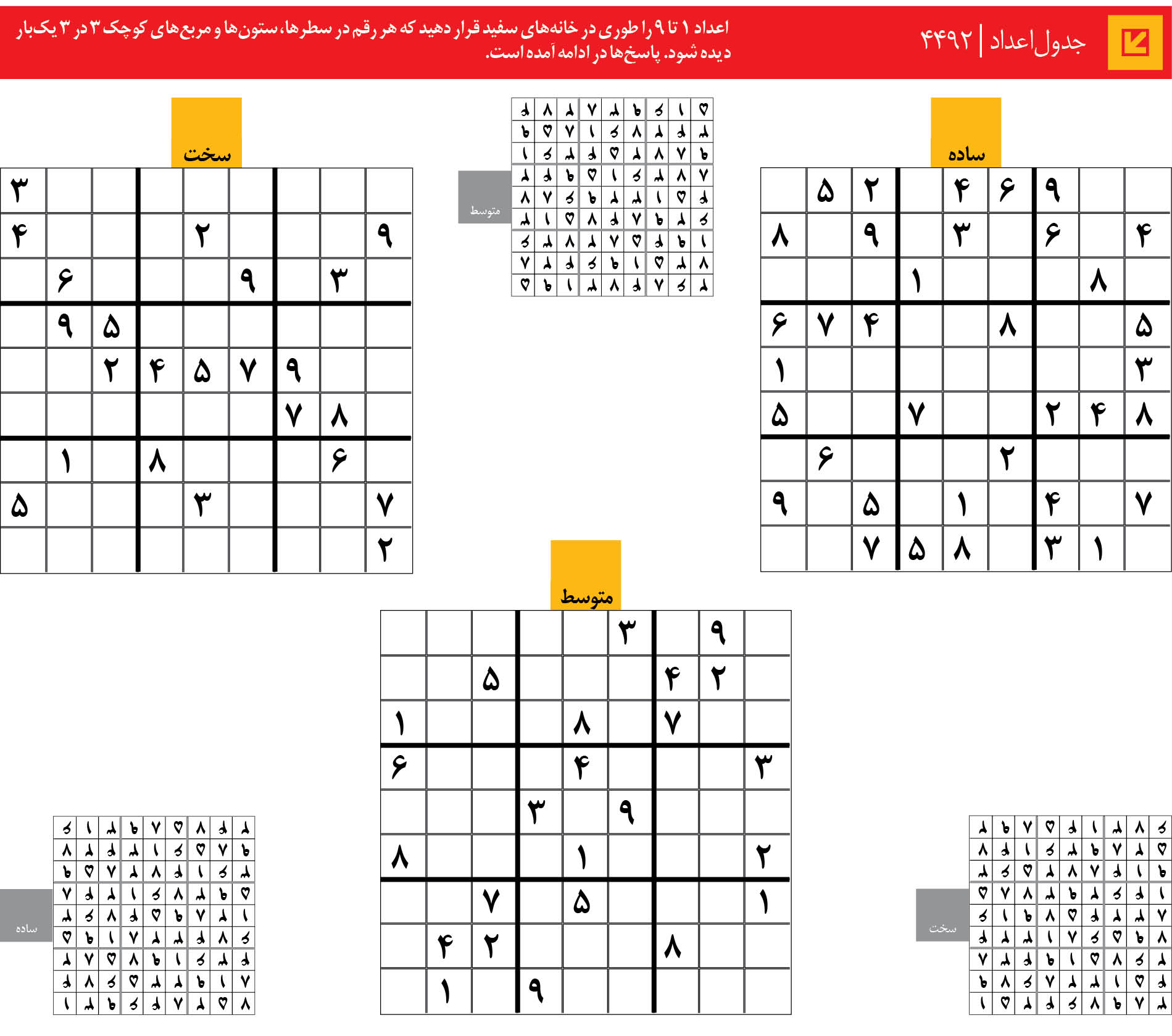 جدول‌اعداد | 4492