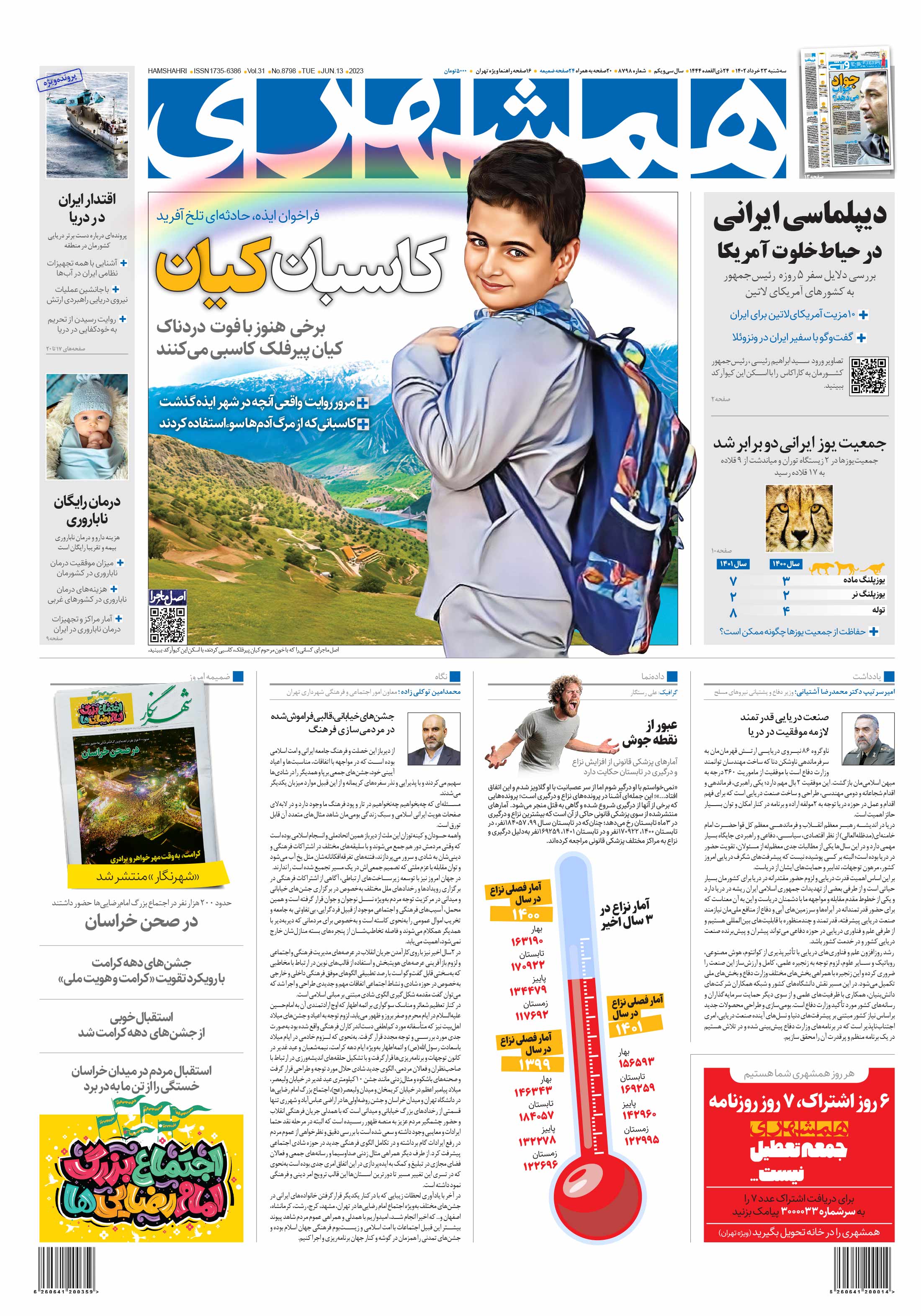 سه شنبه 23 خرداد 1402