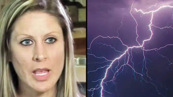 قدرت عجیب زن صاعقه‌زده