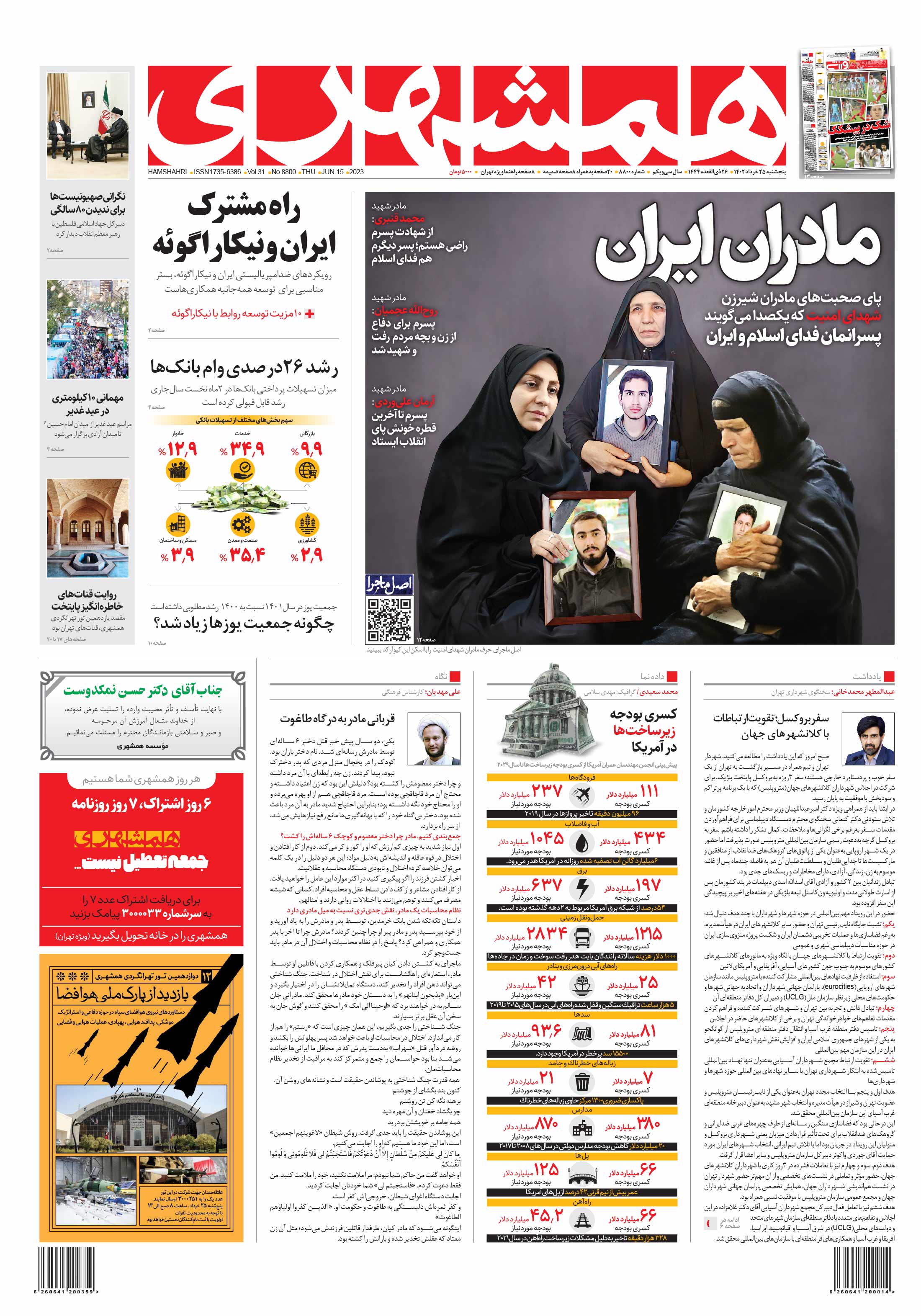 پنجشنبه 25 خرداد 1402