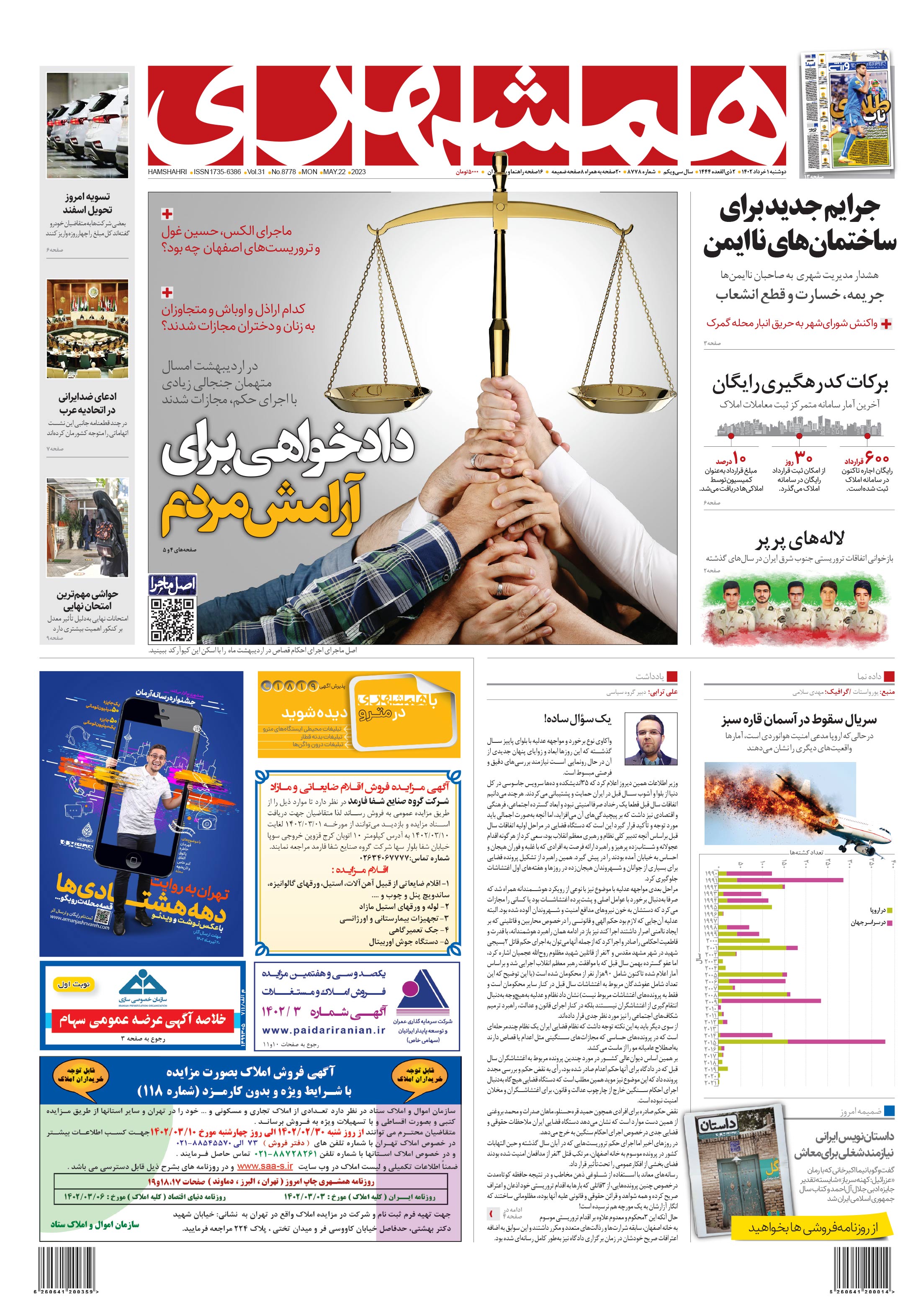 دوشنبه 1 خرداد 1402