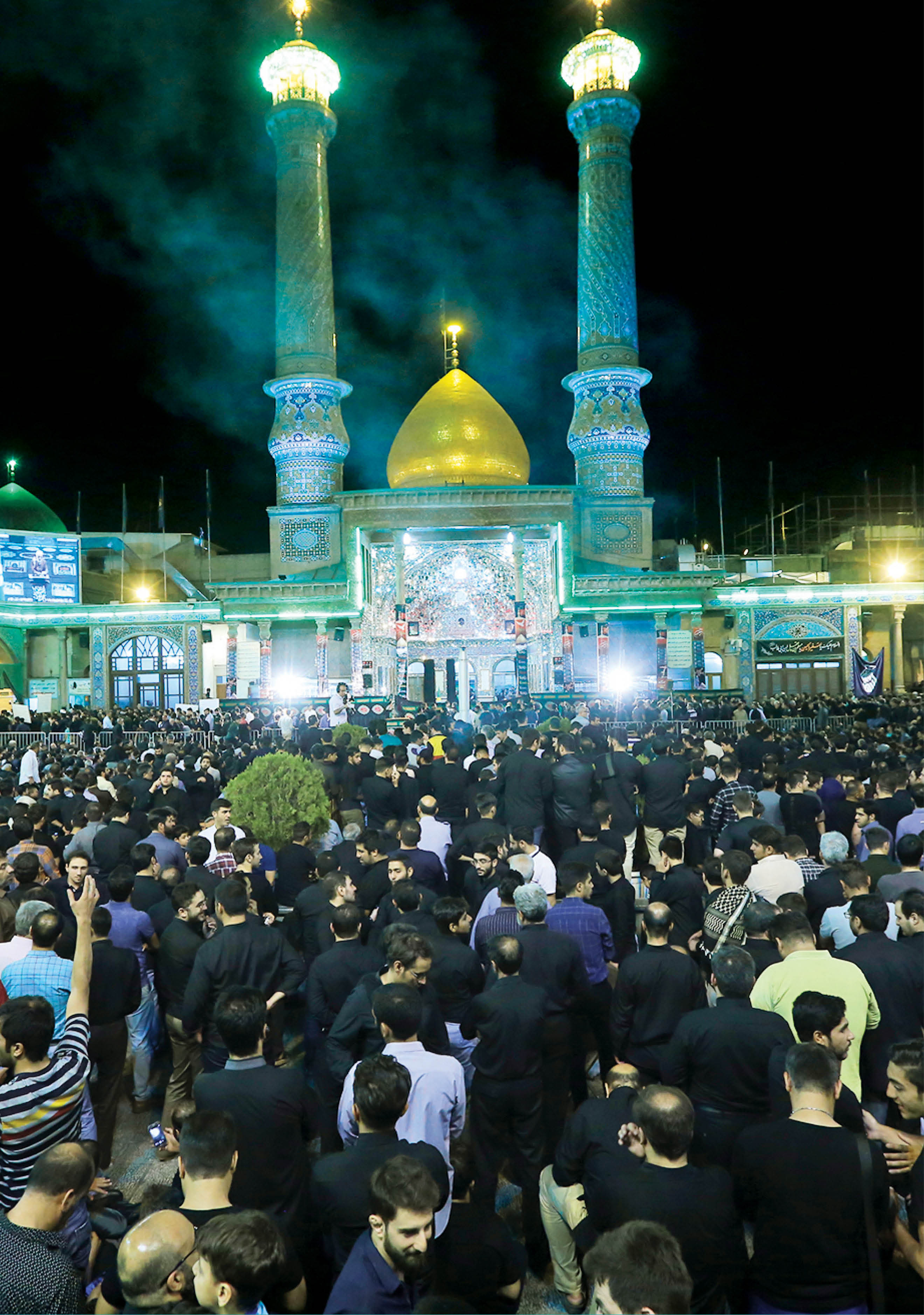 طلیعه محرم در قبله تهران