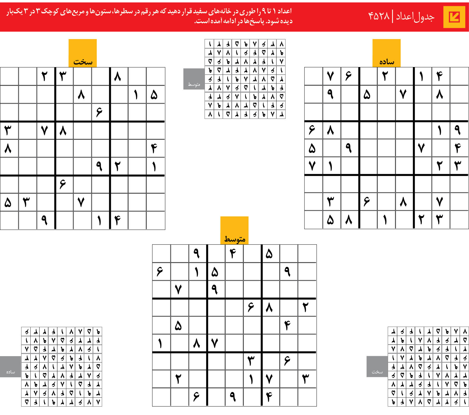 جدول‌اعداد | 4528