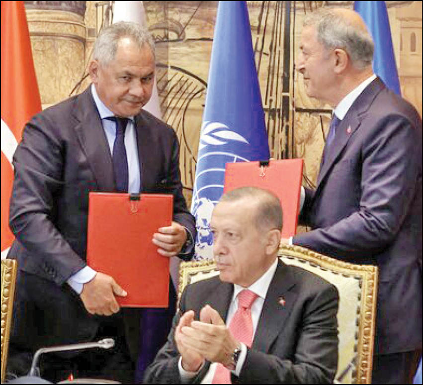 نگاه‌های نگران به عدم‌تمدید توافق انتقال غلات