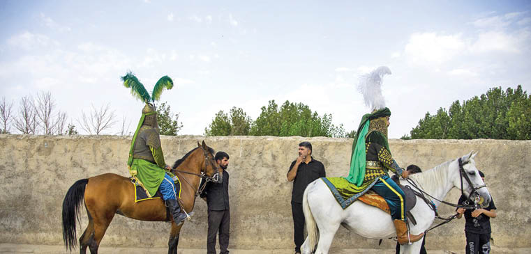 ورود نمادین کاروان امام حسین ع به کربلا