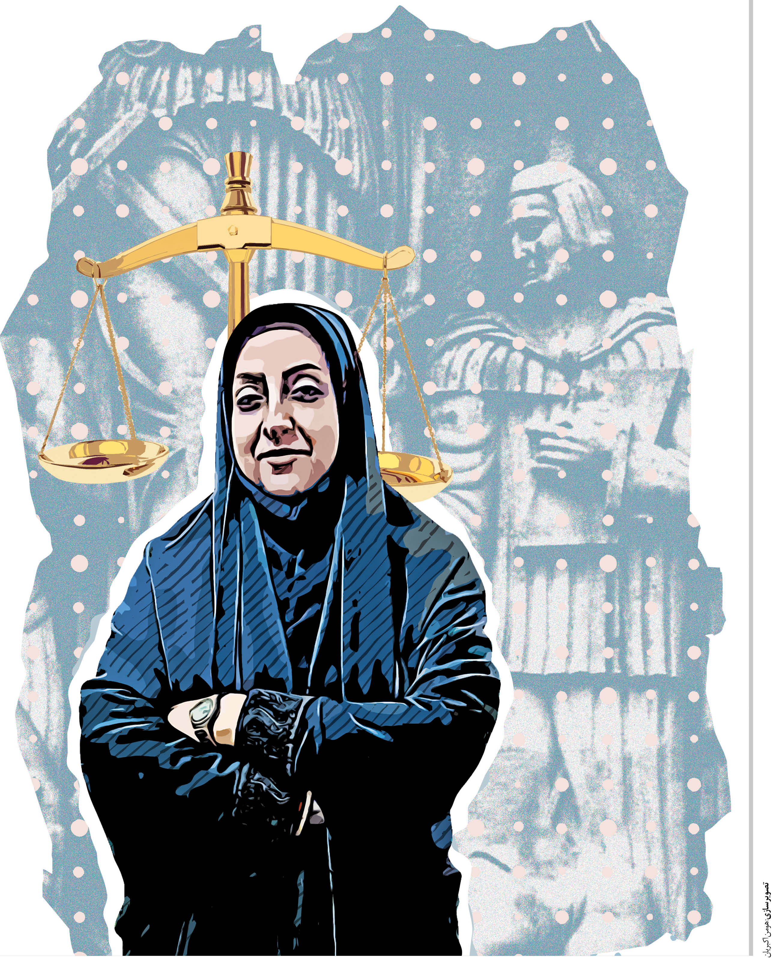 سرپرست واحد اجرای احکام دادسرای بندرعباس زن جوانی است که از لحظات تلخ و شیرین اجرای احکام قصاص می‌گوید